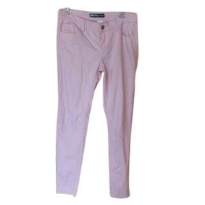 Pale Light  Pink Skinny Denim Pants Jeans Size 7